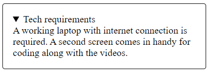 details element when closed